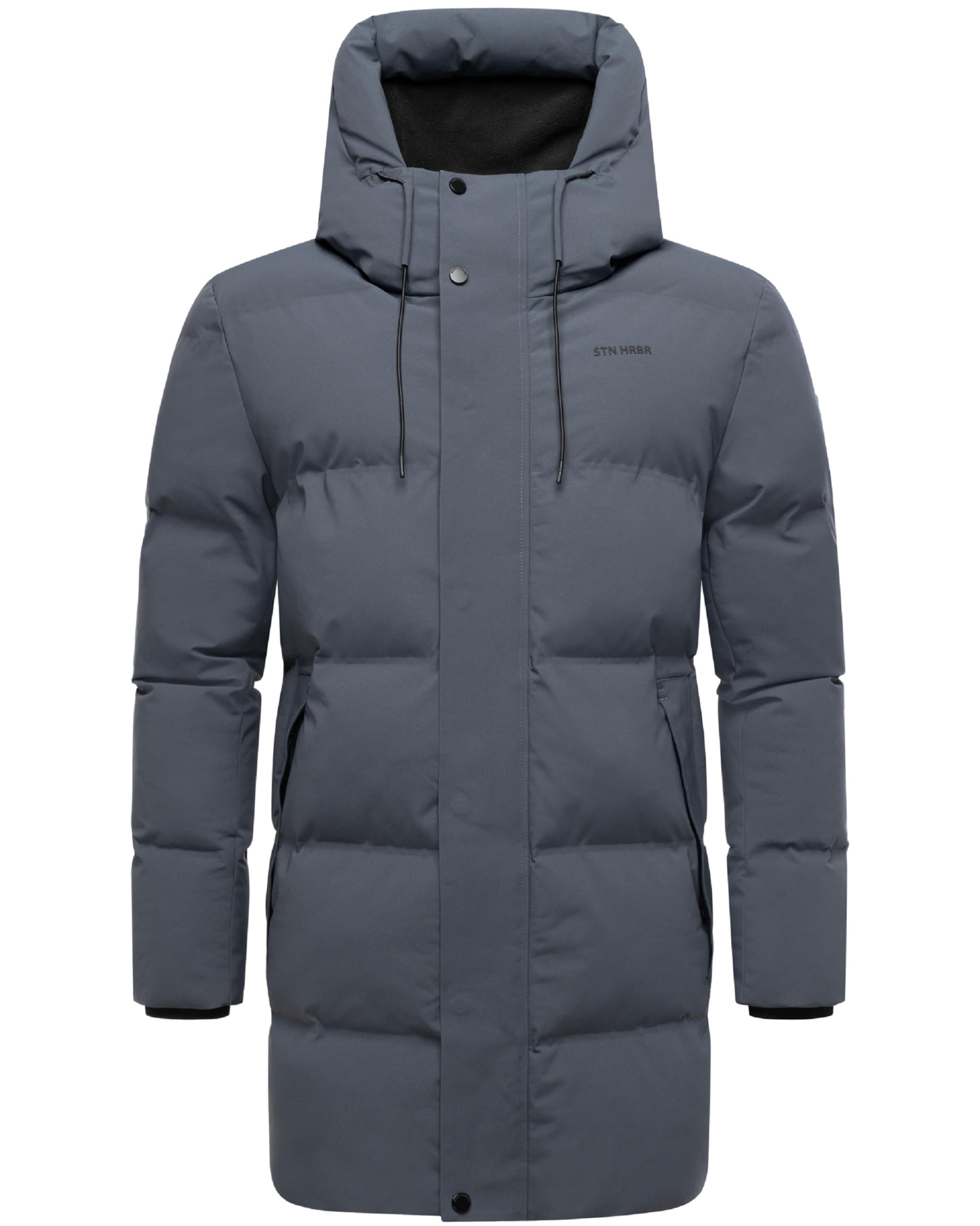 STONE HARBOUR Zimní kabát 'Darianoo XX' – modrá: přední strana