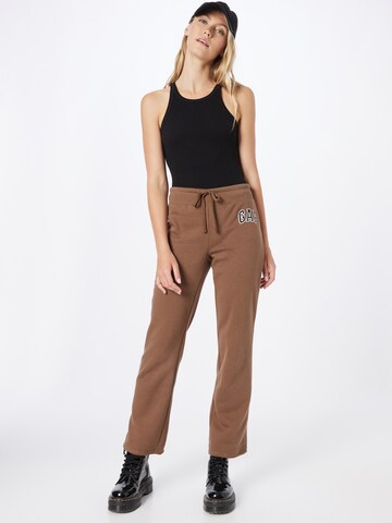 GAP Bootcut Broek in Bruin