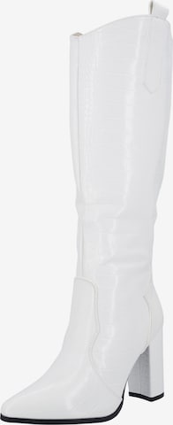 Salinyang Laarzen in Wit: voorkant