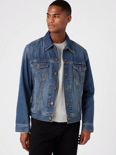 WRANGLER Tussenjas in de kleur Blauw, Productweergave