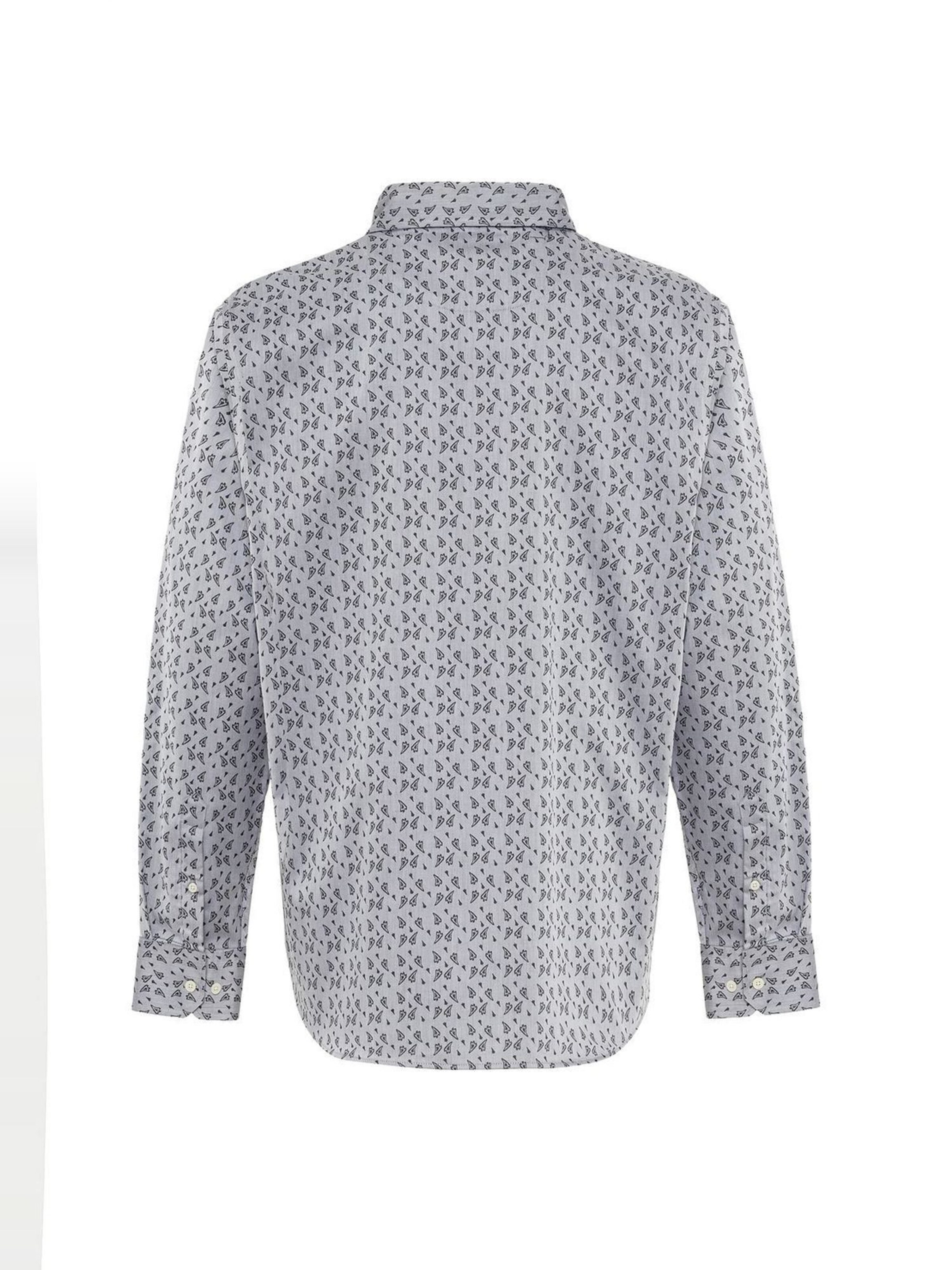 By Diess Collection Rovný strih Košeľa - Sivá