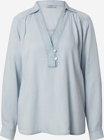 Sublevel Blouse in Blue: front