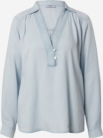 Sublevel Bluse in Blau: predná strana