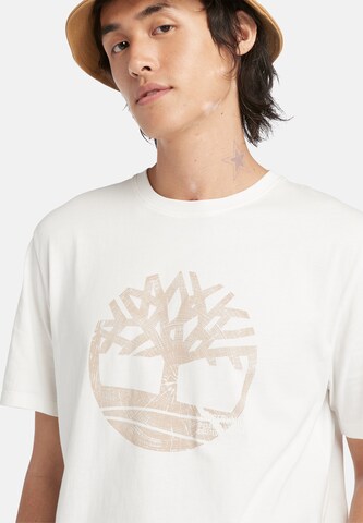TIMBERLAND - Camiseta 'Garment Dye' en blanco