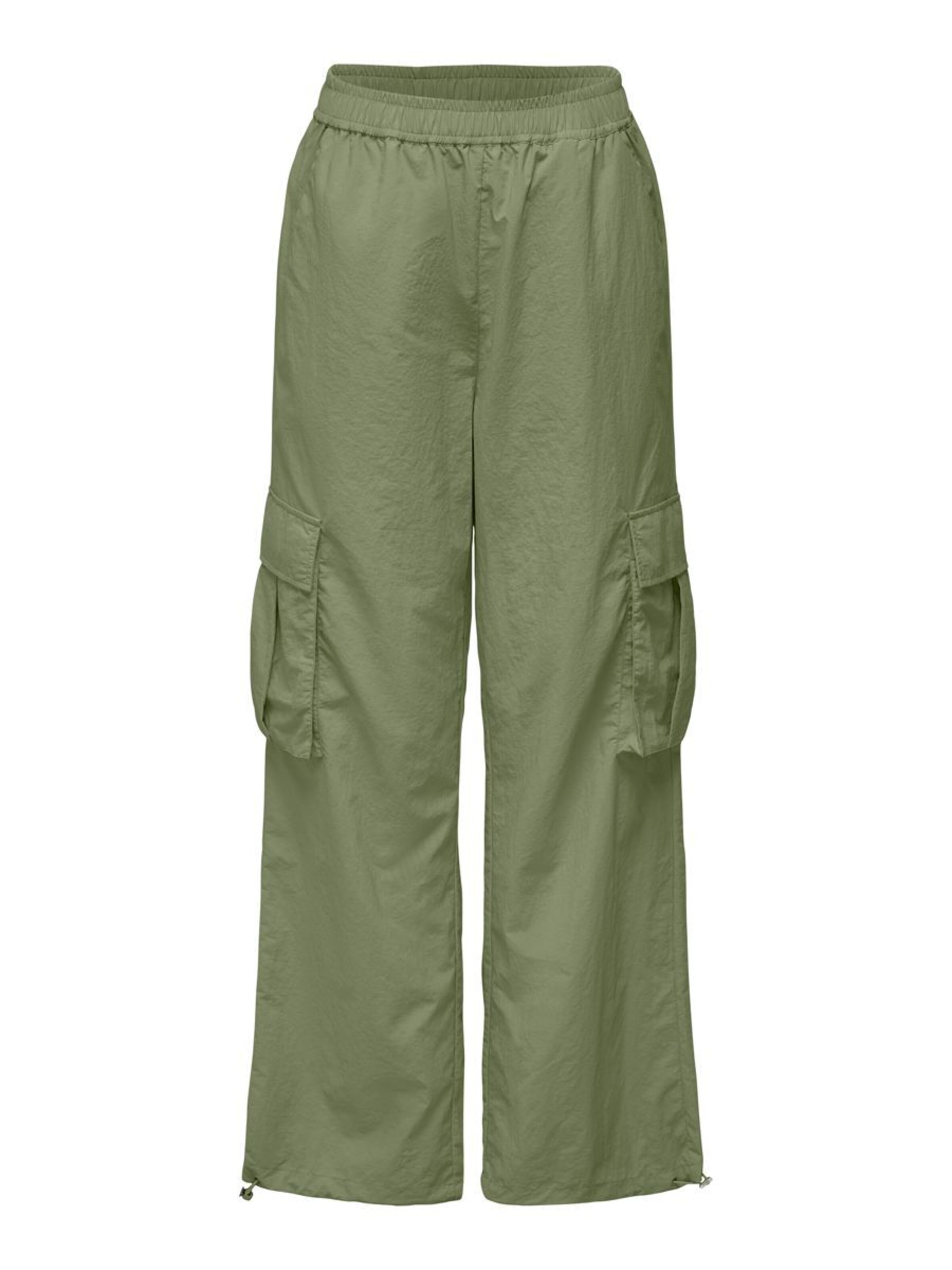 Loosefit Pantalon cargo ONLY en vert : devant