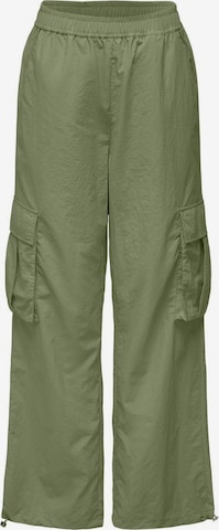 Loosefit Pantalon cargo ONLY en vert : devant