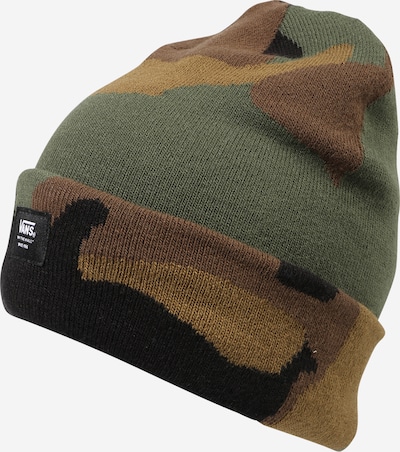 VANS Mütze in hellbeige / braun / dunkelgrün / schwarz, Produktansicht
