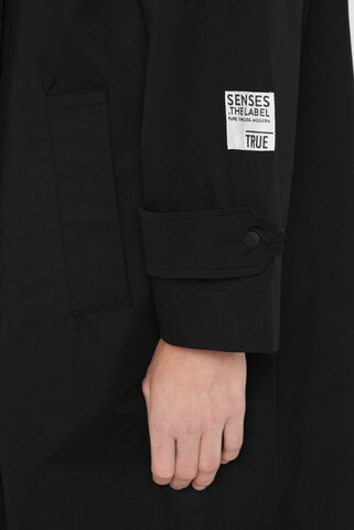 SENSES.THE LABEL Between-Seasons Coat in Black