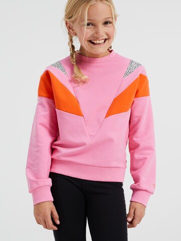 WE Fashion Sweatshirt in Pink: front