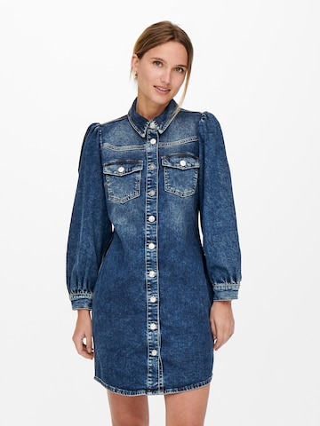 ONLY Shirt Dress 'Allie' in Blue: front
