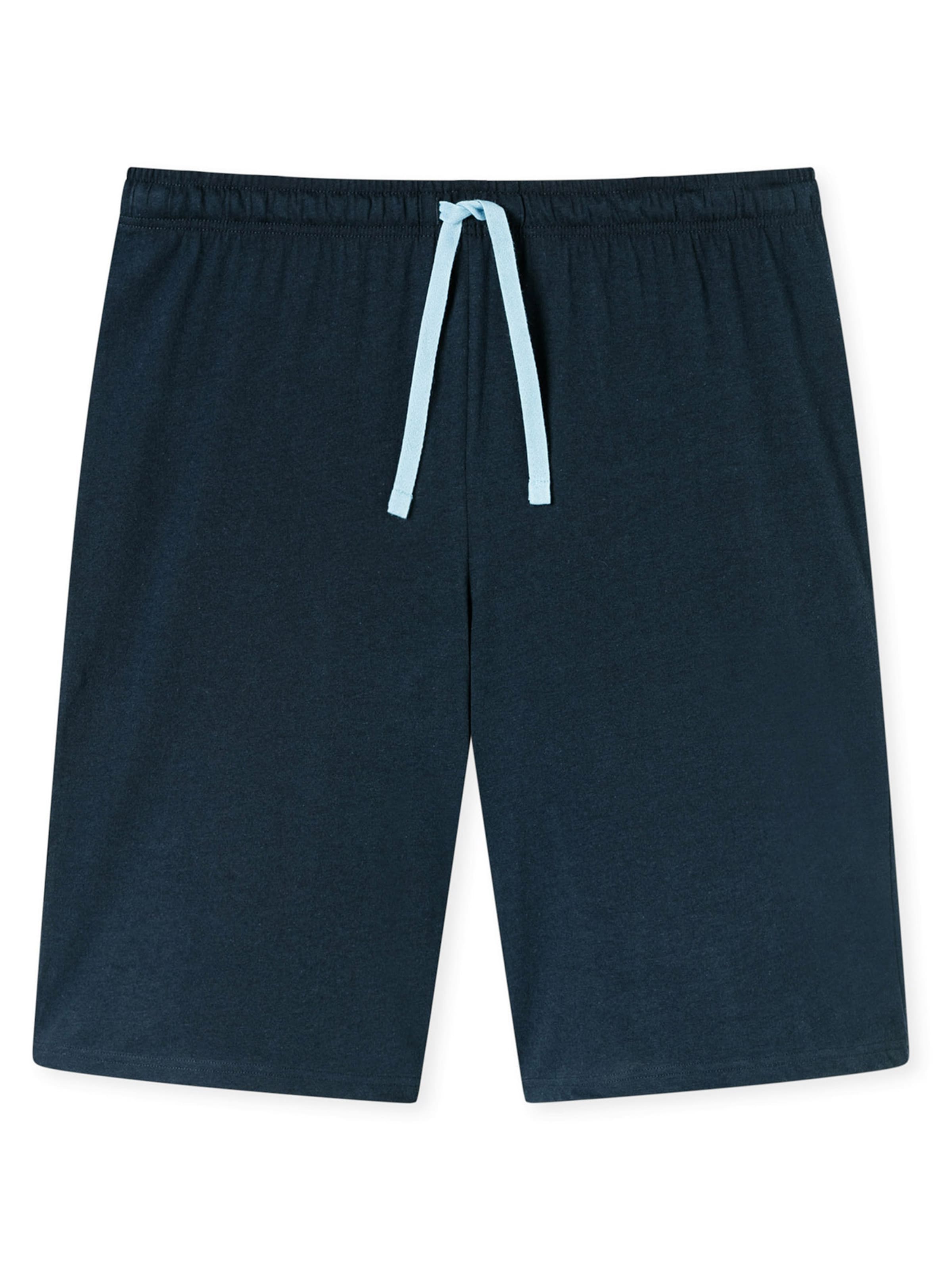 SCHIESSER Pyjama lang 'Casual Nightwear' in Blauw