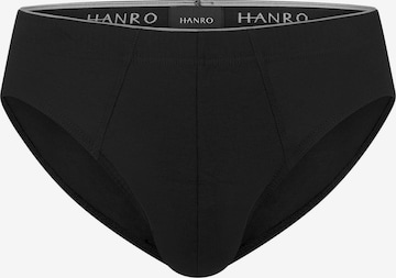 Hanro Slip 'Cotton Superior' in Black: front