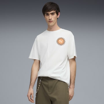 PUMA Shirt 'Sunset Drive' in White: front