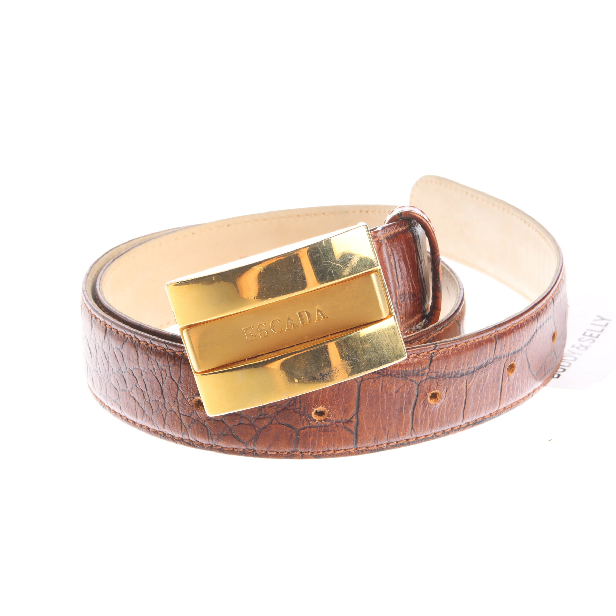ESCADA Gürtel XS in Braun: Vorderseite