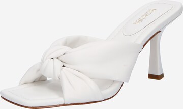 MICHAEL Michael Kors Mules 'ELENA' in White: front