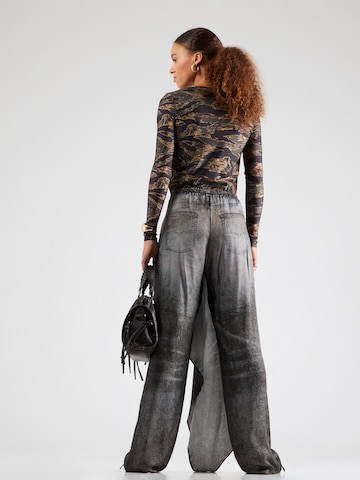 DIESEL - Pierna ancha Pantalón 'P-ALOMA' en negro