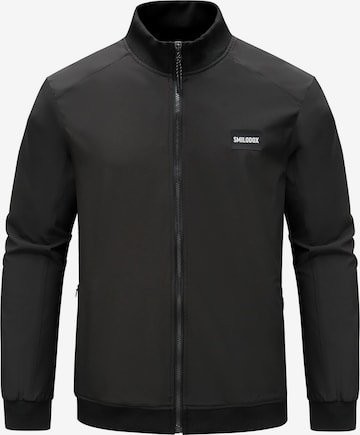 Smilodox Sportsweatjacke in Schwarz: predná strana