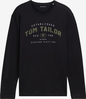TOM TAILOR Shirt in Schwarz: Vorderseite