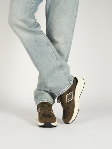 BLACKSTONE Sneakers laag 'Flint Moss DG531' in Groen