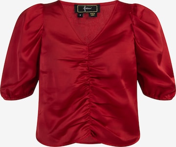 faina - Blusa em vermelho: frente