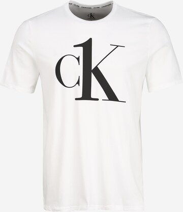 T-Shirt Calvin Klein Underwear en blanc : devant