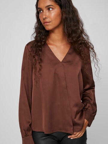 VILA Blouse in Bruin