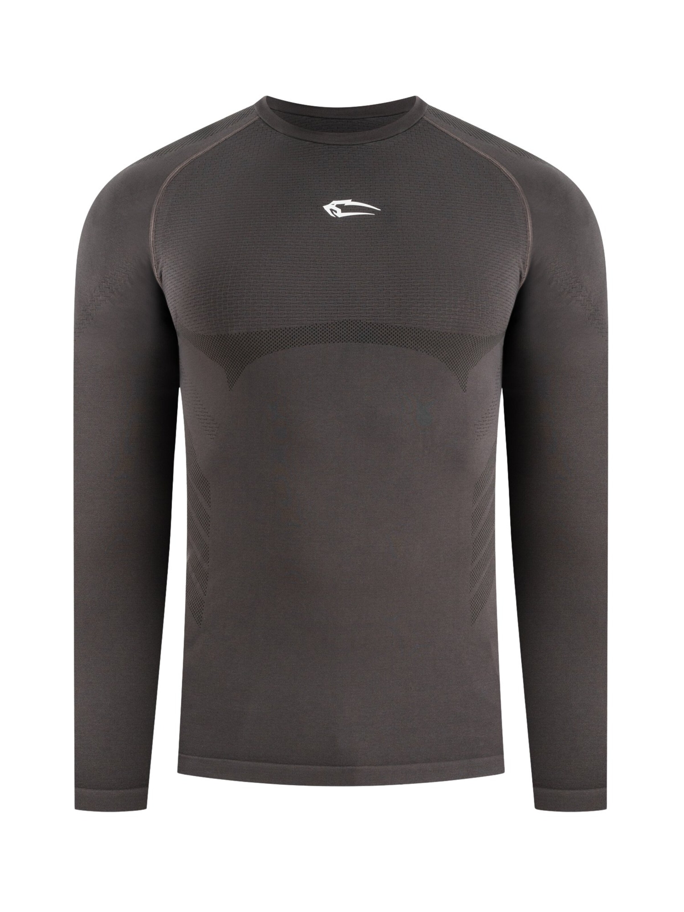 Smilodox Compression Longsleeve Carnos in Grau: Vorderseite