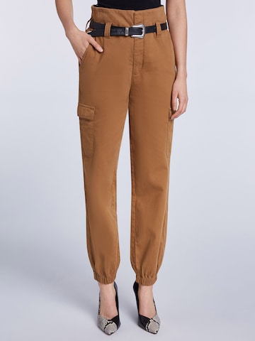 Regular Pantalon cargo SET en marron : devant