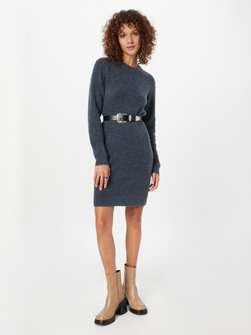 PIECES Knitted dress 'ELLEN' in Blue