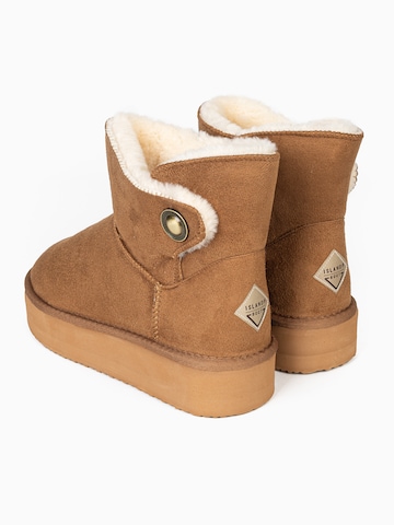 Island Boot Botki 'CATALINA' w kolorze brązowy