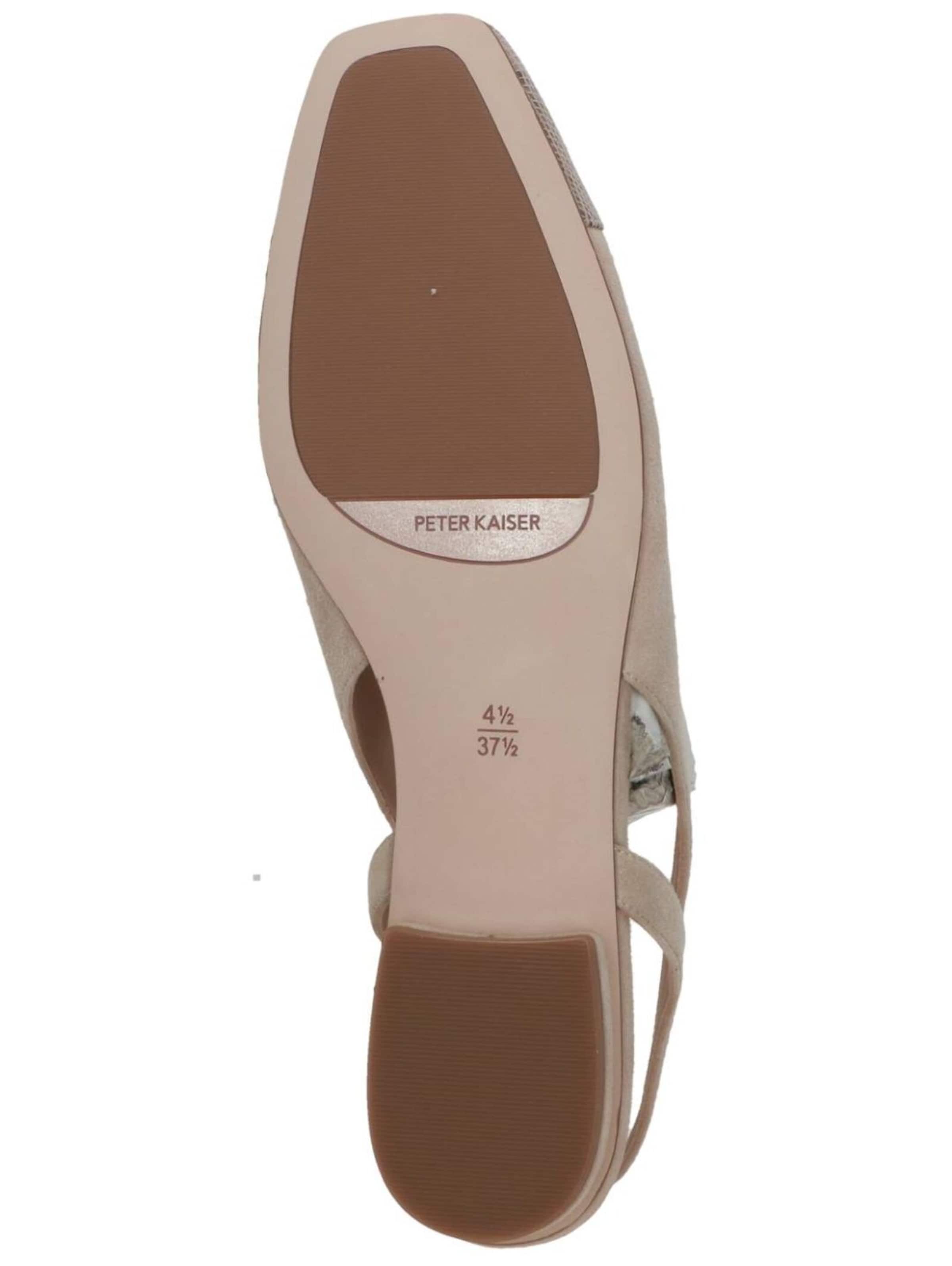 PETER KAISER Slingback Pumps in Beige