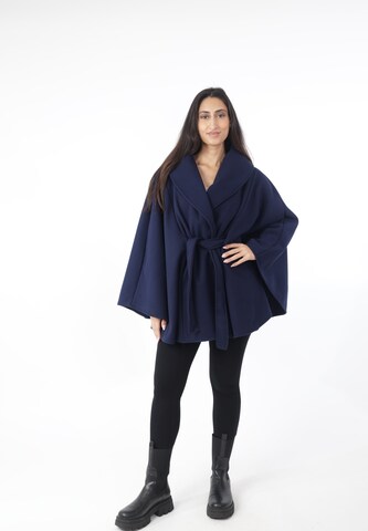 Elara Cape 'Bolero' in Blauw