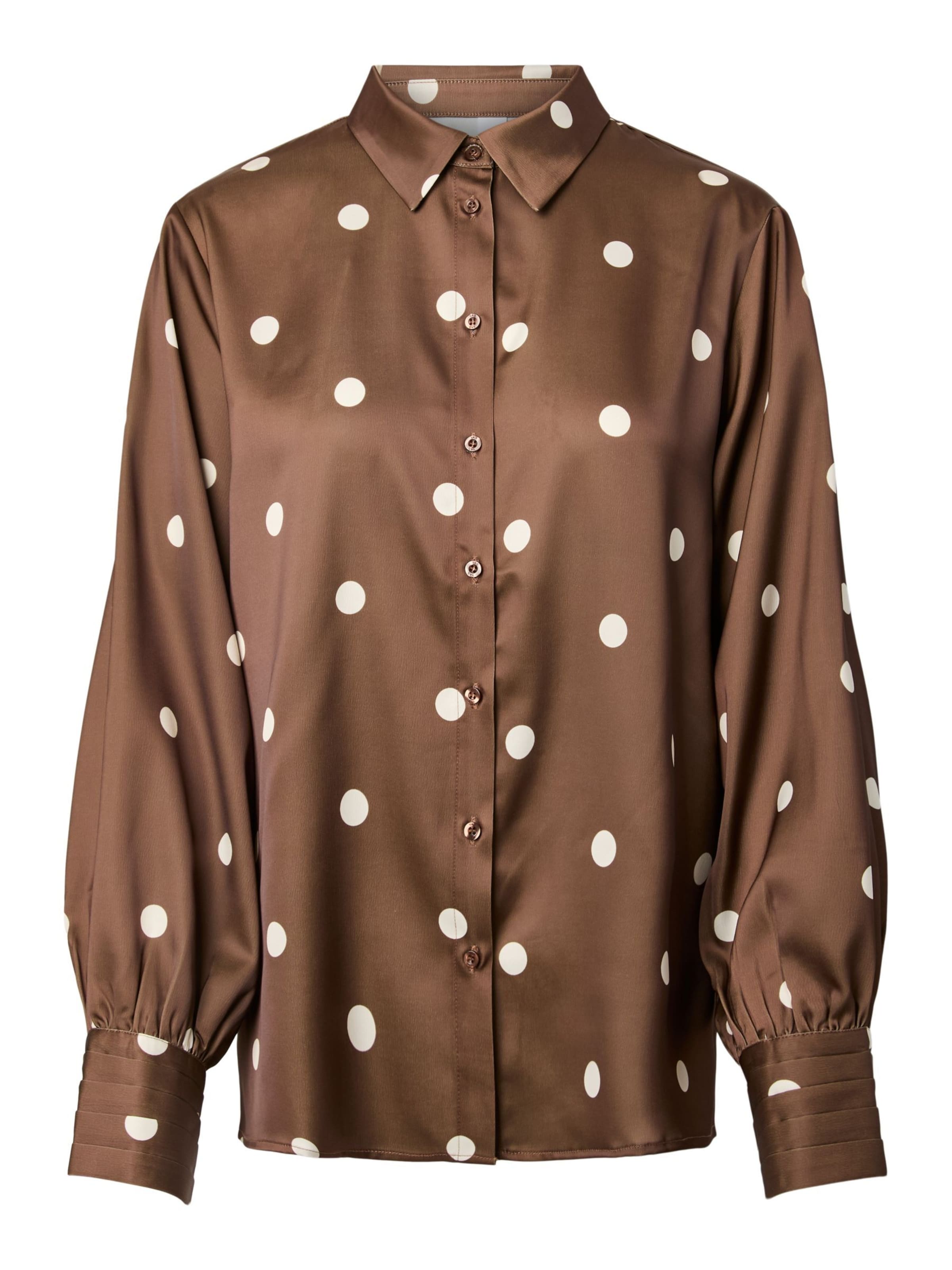 Camicia da donna 'YASPella' di YAS in marrone: frontale