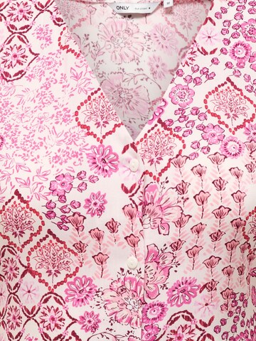 ONLY Kleid 'ONLEVIDA' in Pink