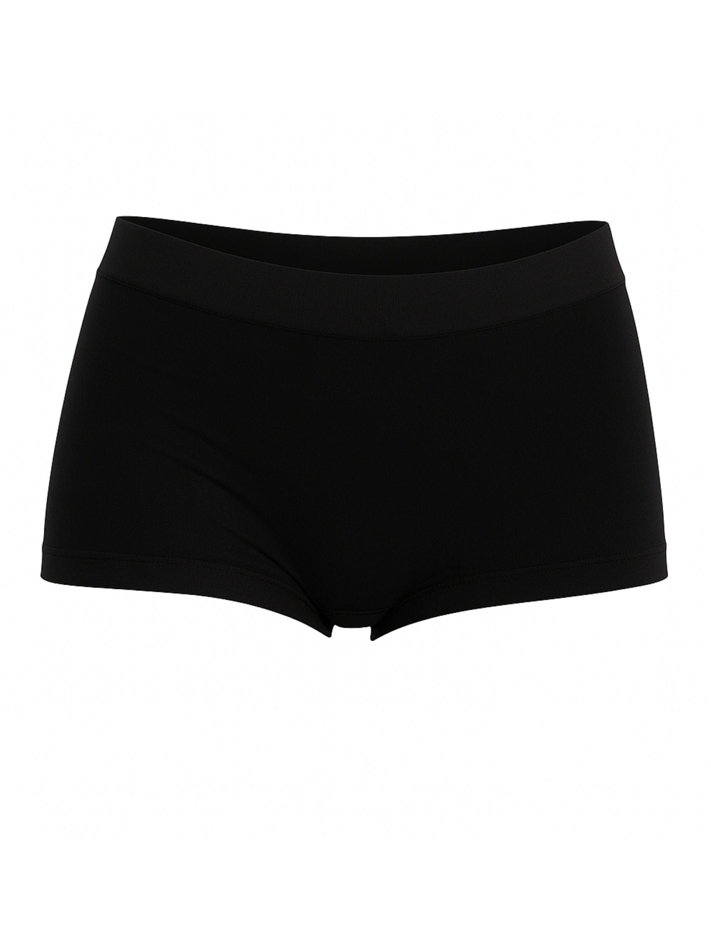 Justever Panty in Schwarz: Vorderseite