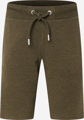 Superdry Broek in Groen: voorkant