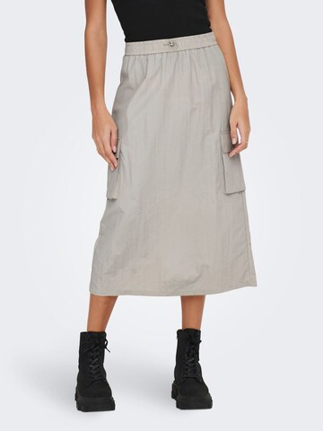 JDY - Falda en gris: frente