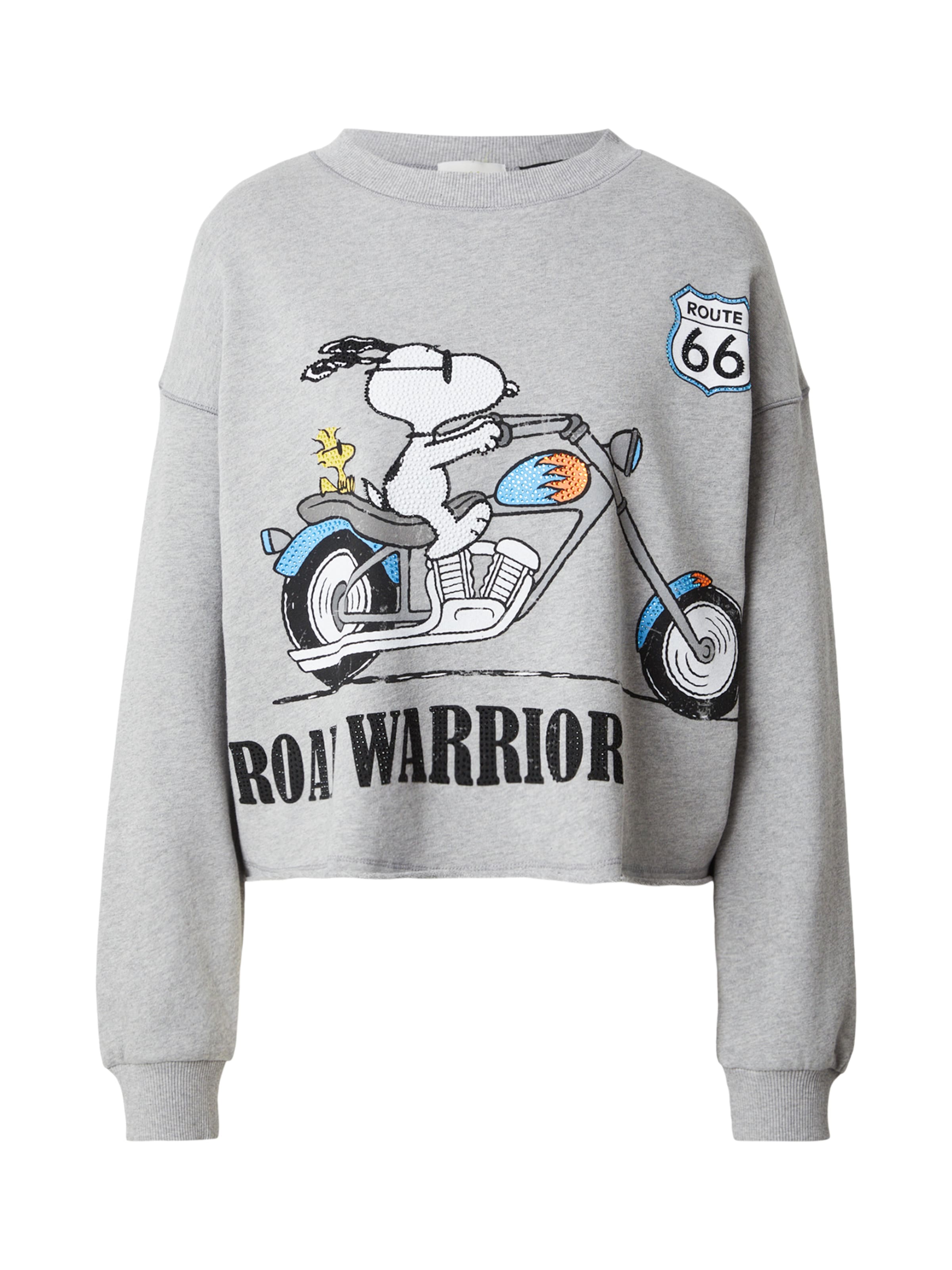 PRINCESS GOES HOLLYWOOD Sweat-shirt 'Snoopy Road' en XS en azur / gris / noir / blanc, Vue avec produit