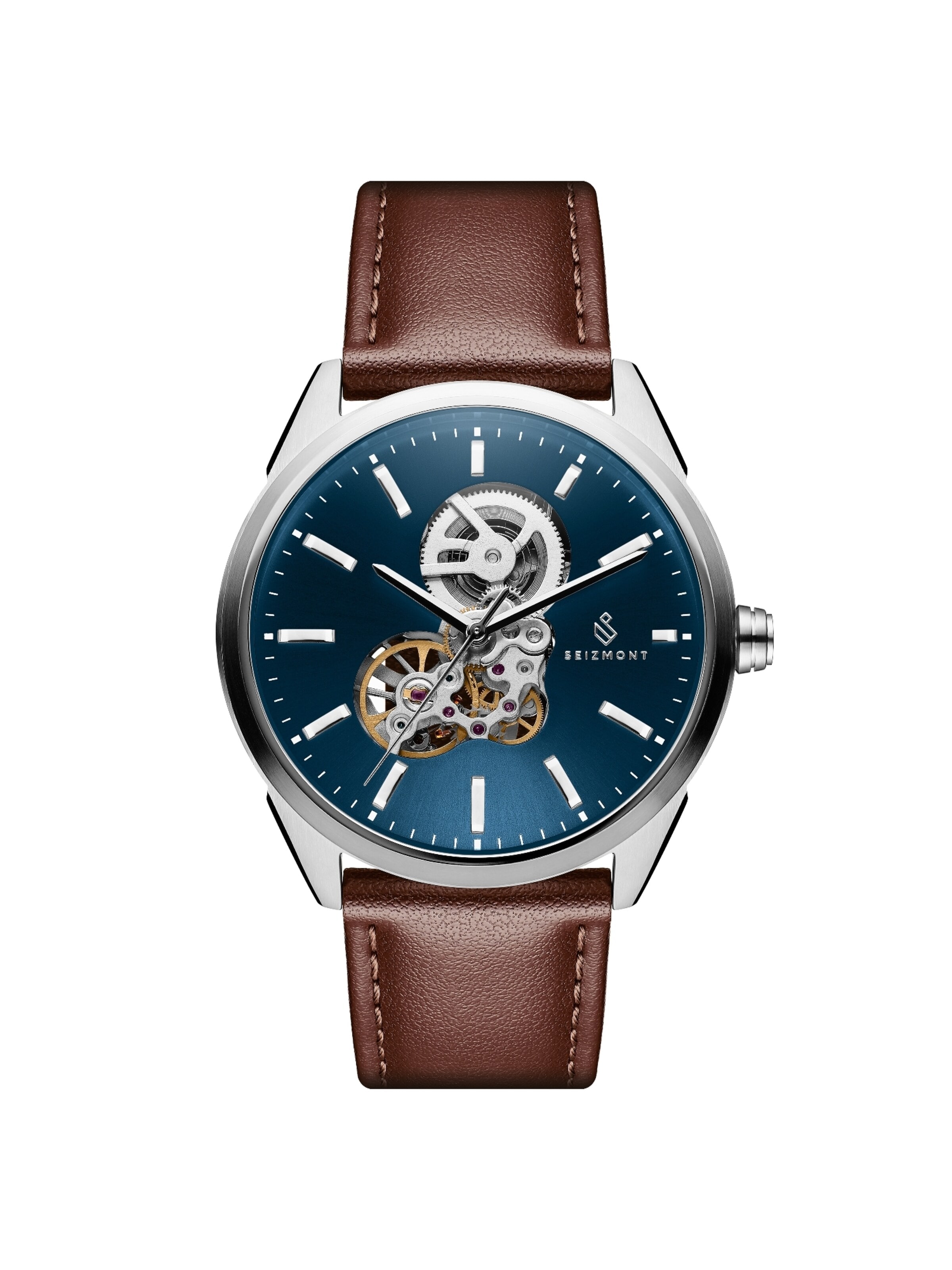 Seizmont Analog Watch 'Cor' in Blue: front