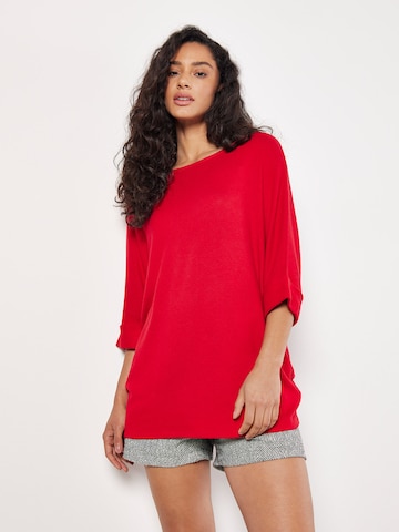 Tunique ' ' Apricot en rouge : devant