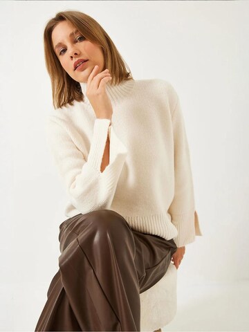 Bianco Lucci Pullover in Weiß