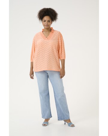 KAFFE CURVE Blouse 'Vitana' in Orange