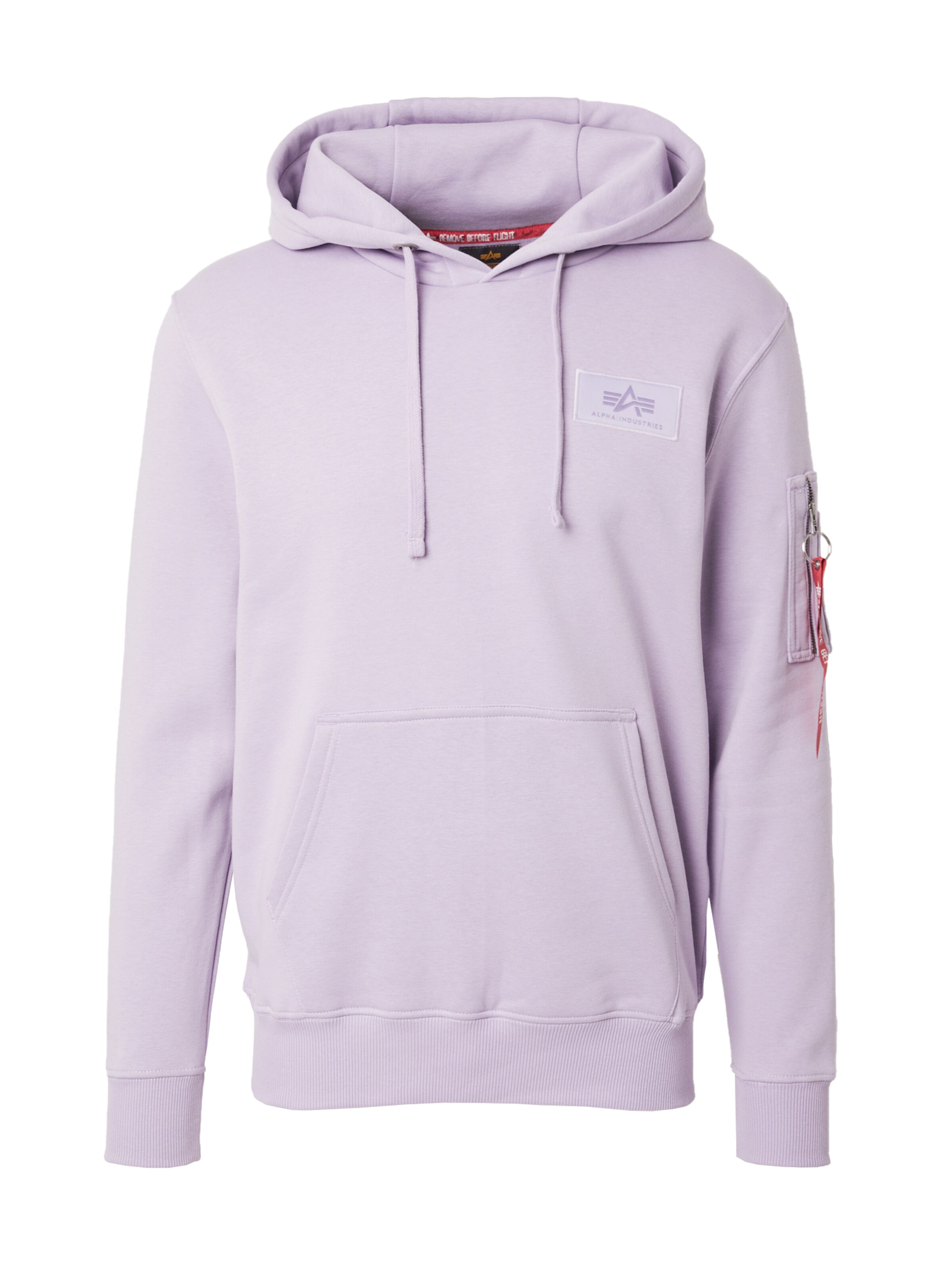 Bluză de molton de la ALPHA INDUSTRIES pe mov: față