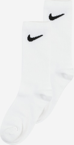 Calzino sportivo di NIKE in bianco: frontale