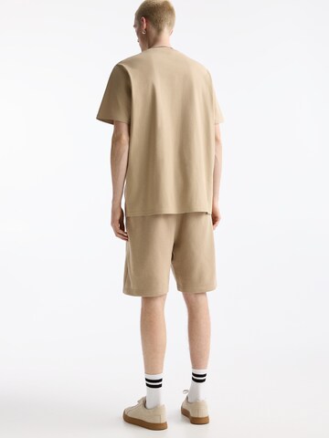 Pull&Bear Sweatsuit in Beige