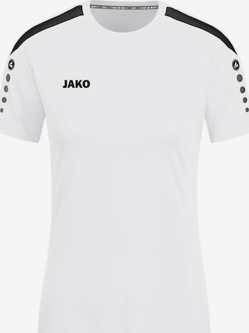 JAKO Performance Shirt 'Power' in White: front