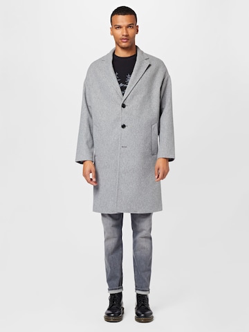 BURTON MENSWEAR LONDON Between-seasons coat in Grey: front