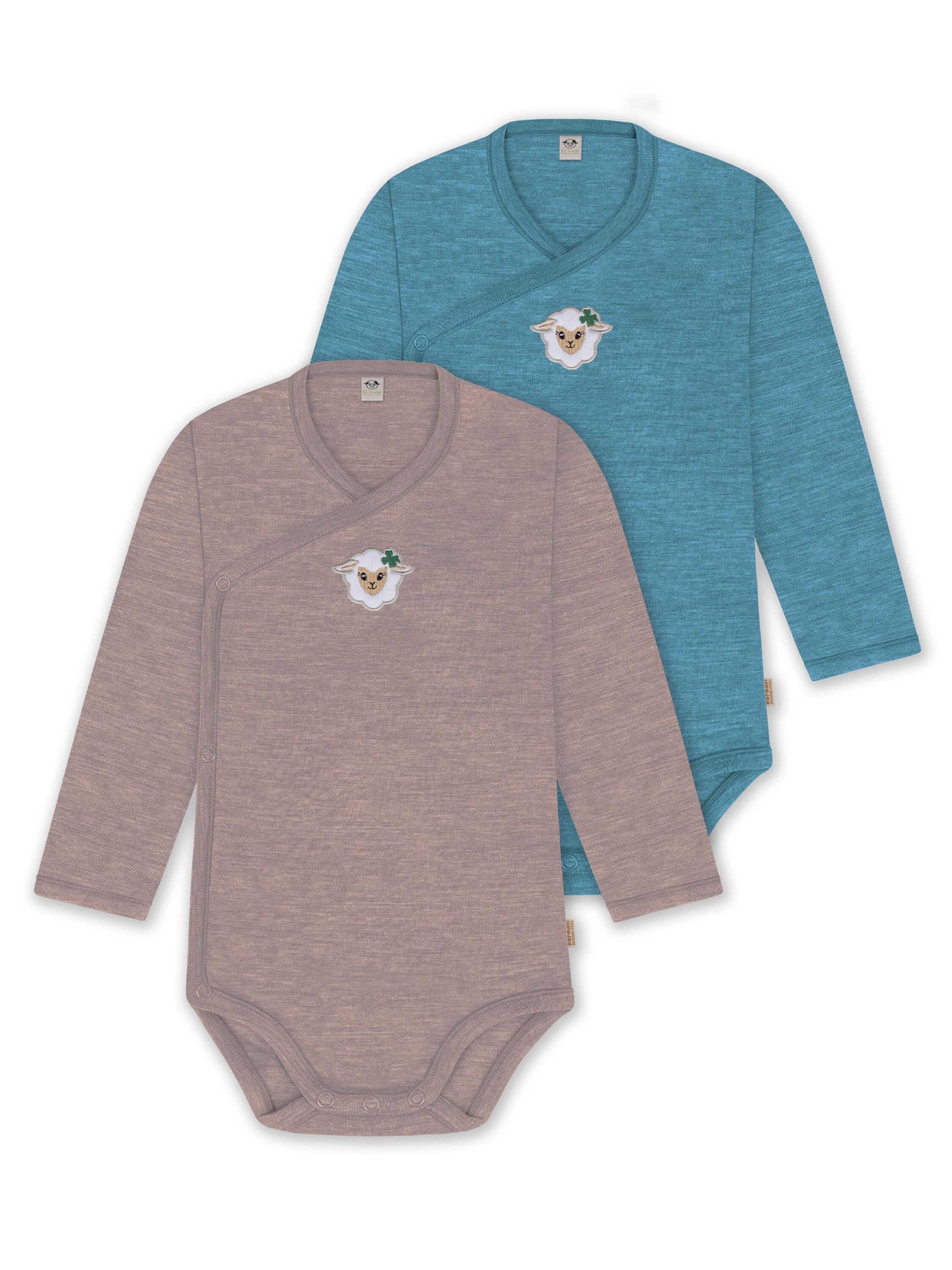 Barboteuse / body 'Kaitaia' normani en bleu : devant