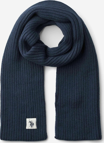 U.S. POLO ASSN. Sjaal ' UUGabi ' in Blauw: voorkant
