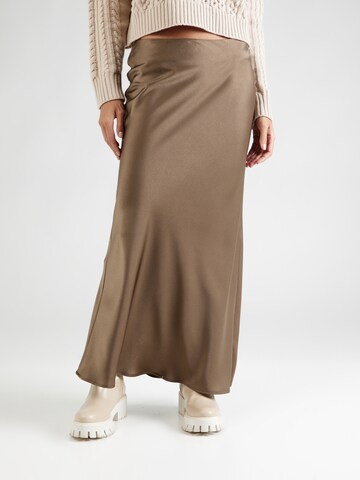 BRAVE SOUL Skirt in Brown: front